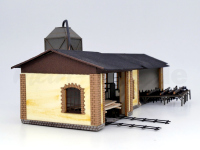 BuBi Model H060211 - H0 - Sägewerk mit Innenausstattung